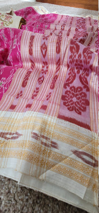 Khandua silk ikkhat pure  handloom saree