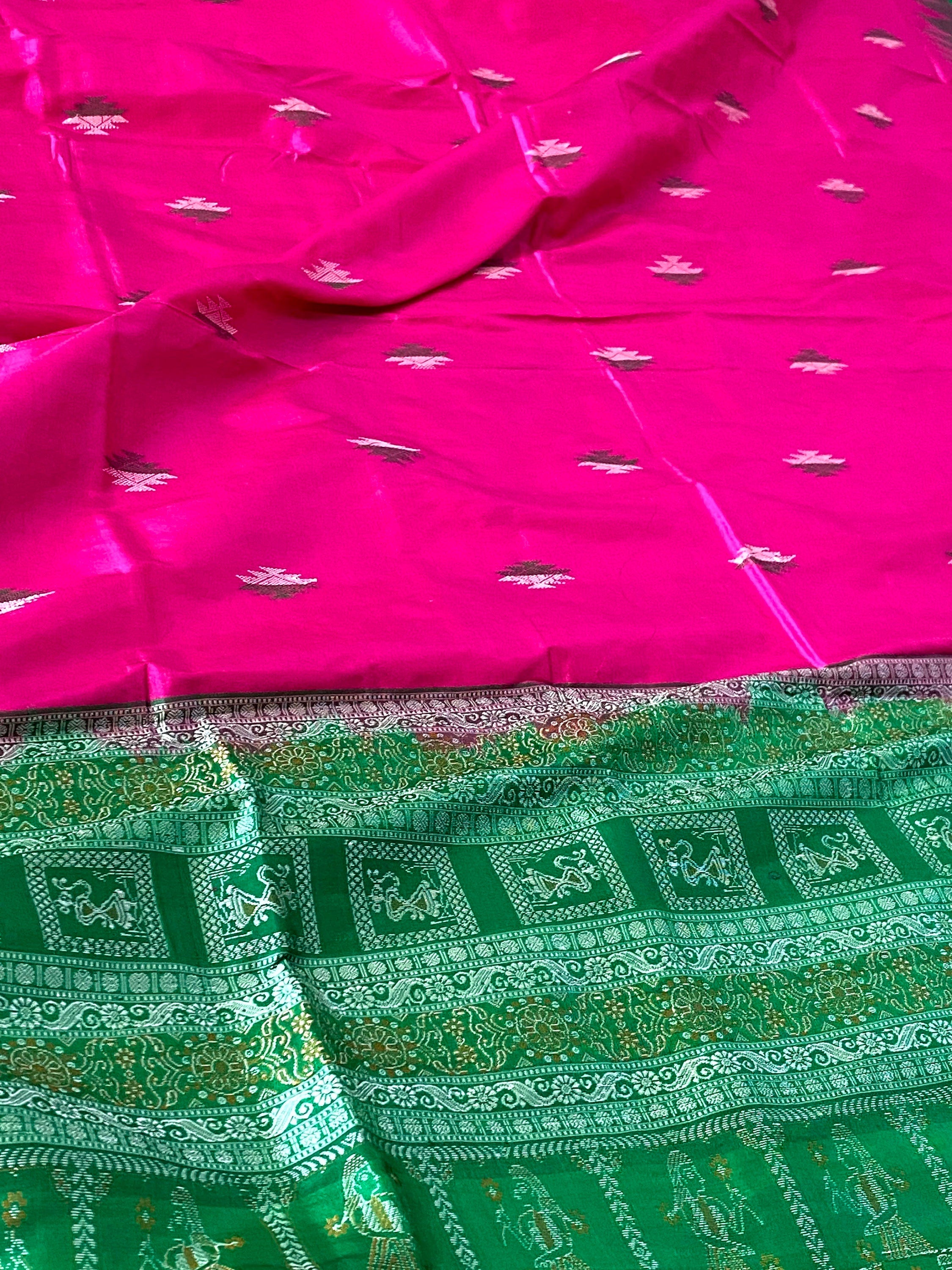 Odisha sambalpuri dancing dolls saree