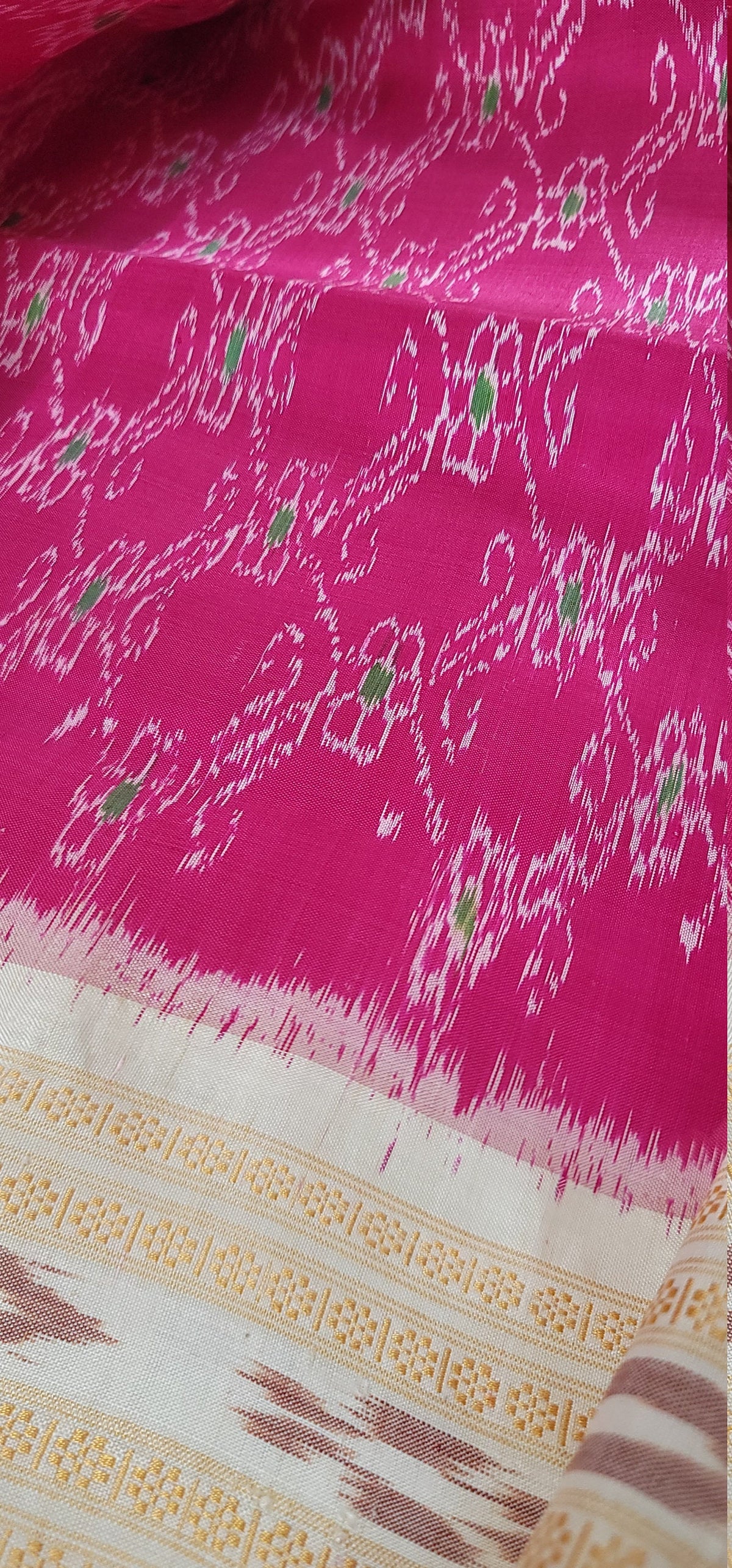 Khandua silk ikkhat pure  handloom saree