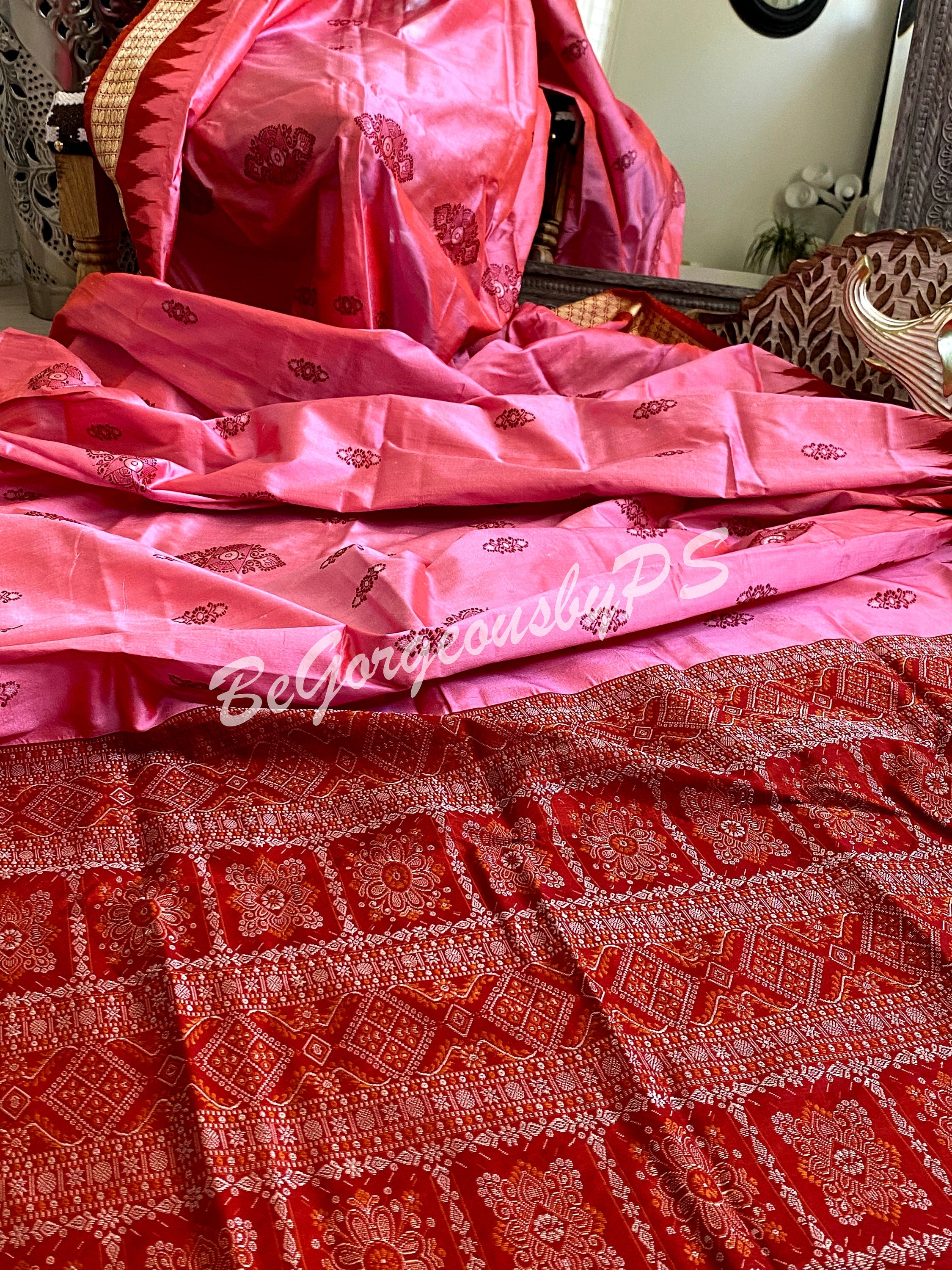 Odisha bomkai sambalpuri saree