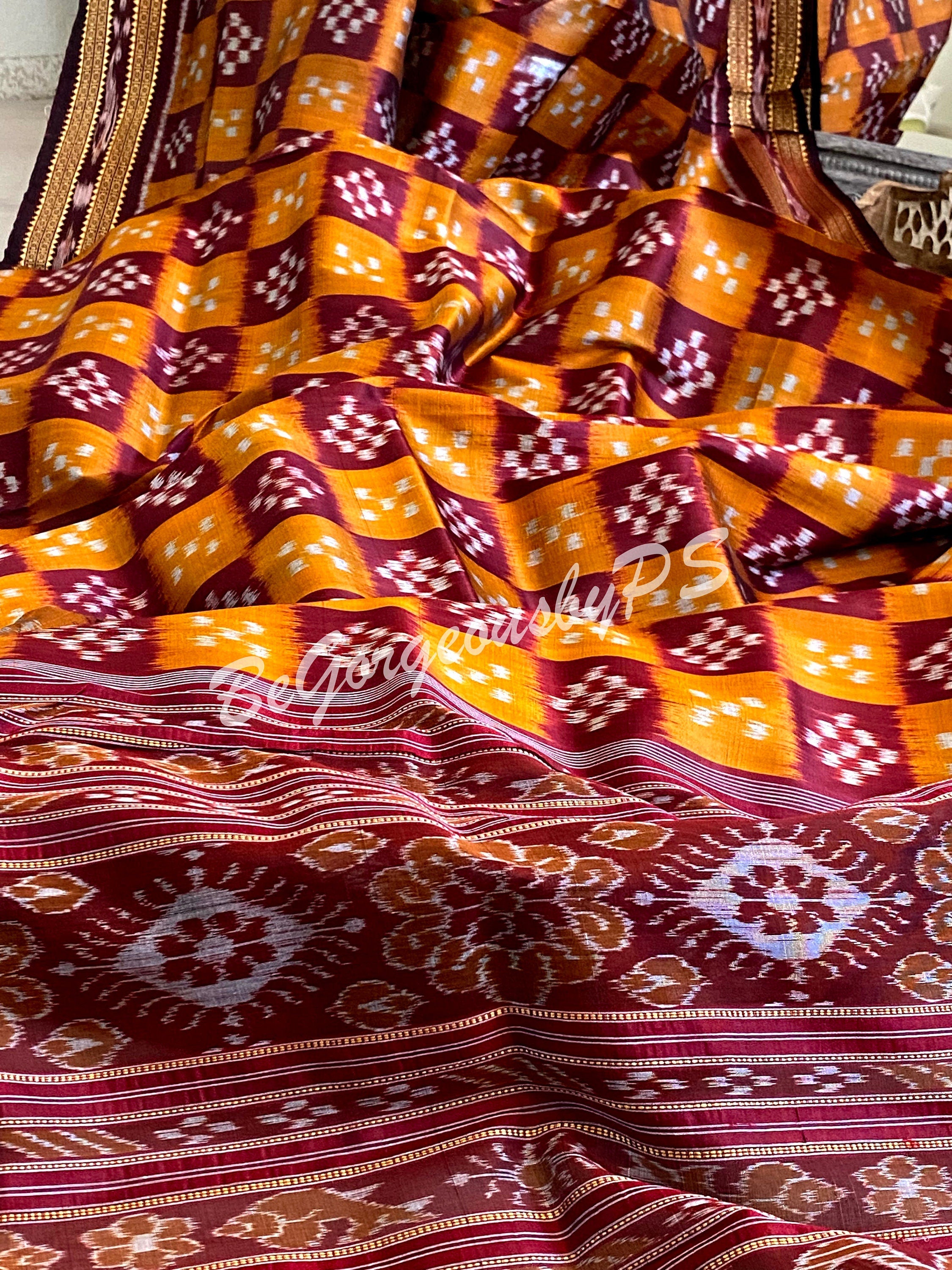 Price- 7900/- HANDLOOM MADE KHANDUA PATA SAREE.... *PLAIN BUTI KUMBHA* *NO  BLOUSE PIECE* PRICE- *7900 RUPEES*Shipping | Instagram