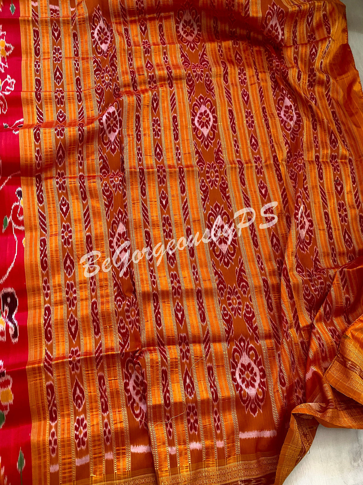 Khandua odisha pure mulberry silk saree