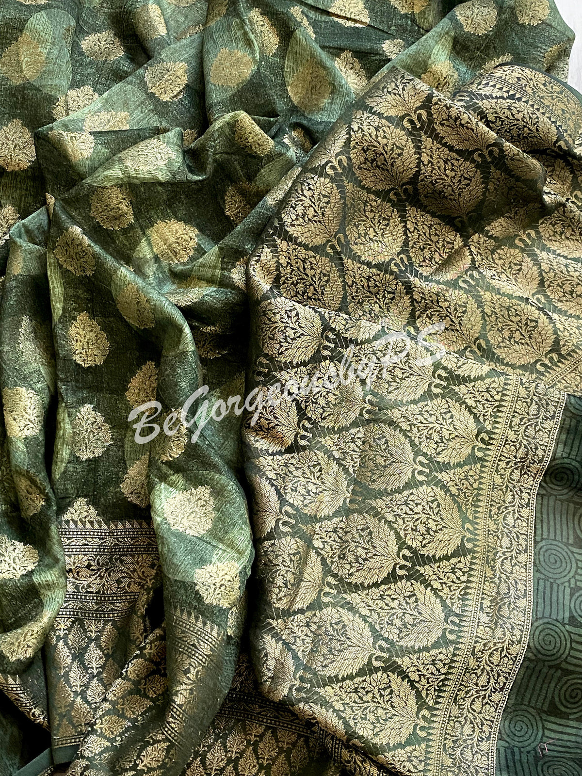 Chanderi Saree. Fully woven