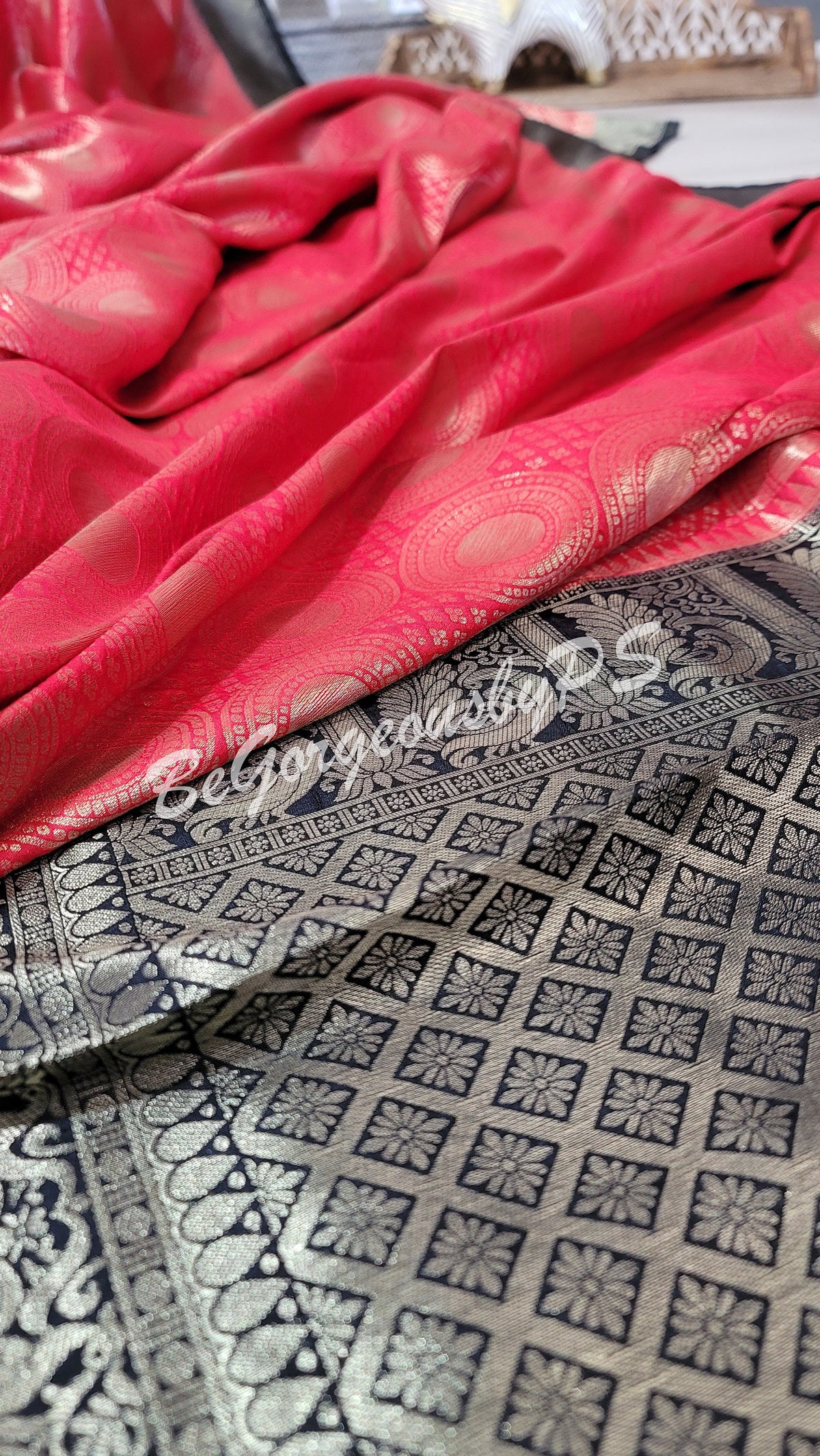 Kubera pattu saree, very soft and fine silk.