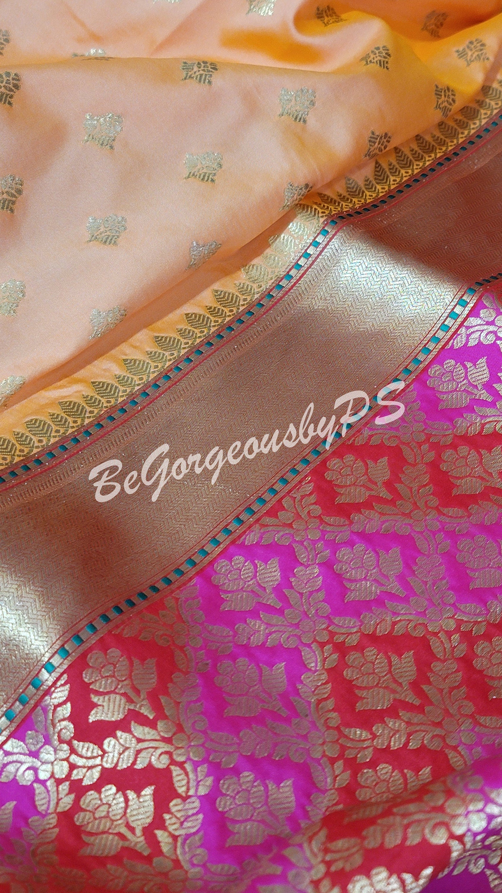 Pattu moonga banarasi saree