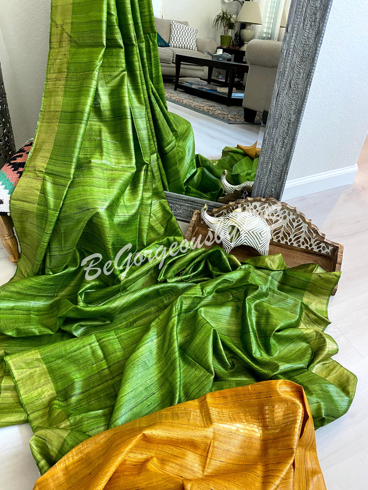 Gitcha tussar silk handloom saree