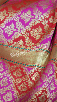 Pattu moonga banarasi saree