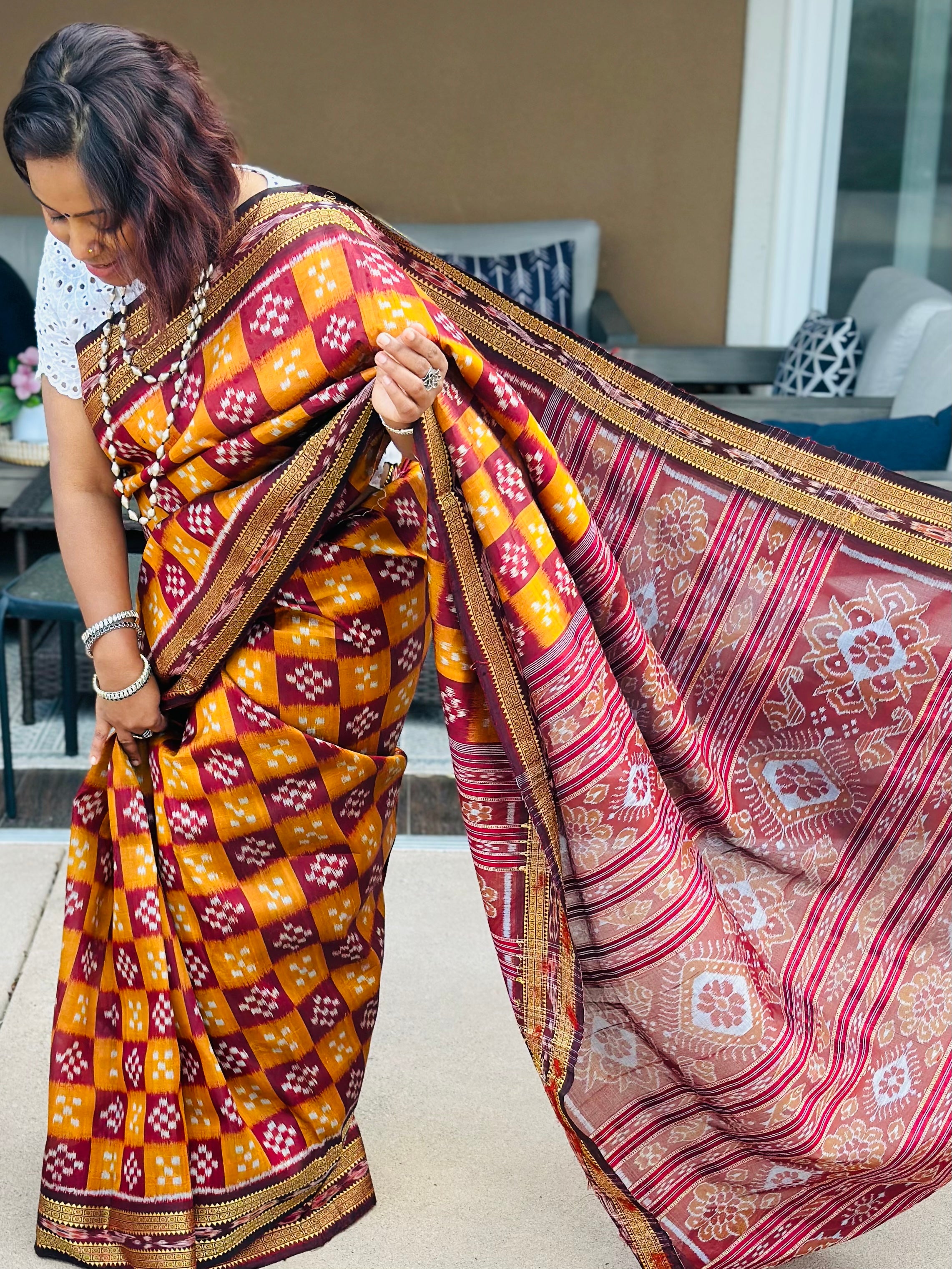 Full pasapalli khadua pure mulberry silk saree